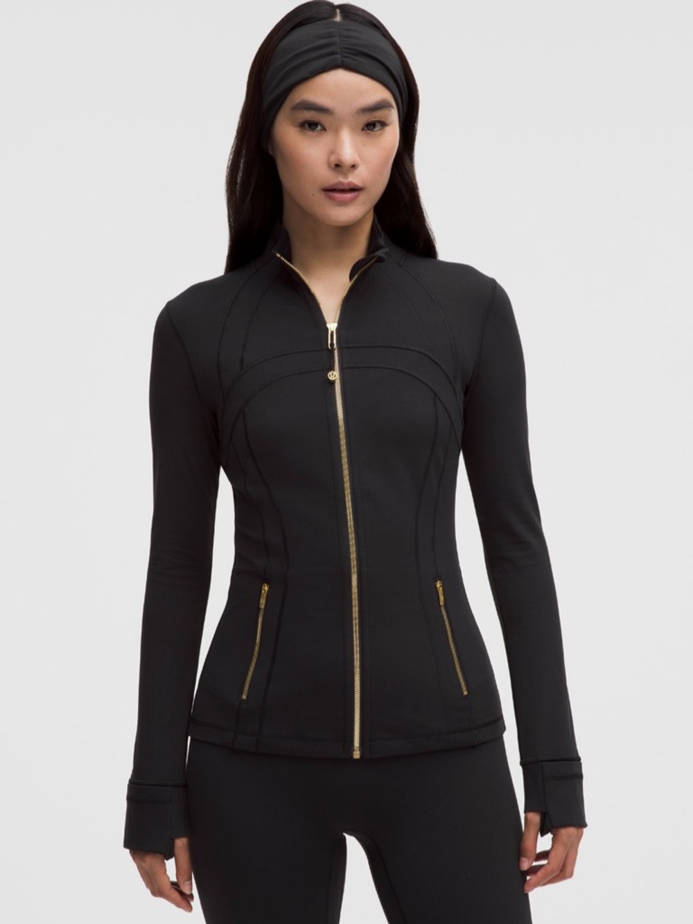 Lululemon Define *Nulu black/gold/Gold